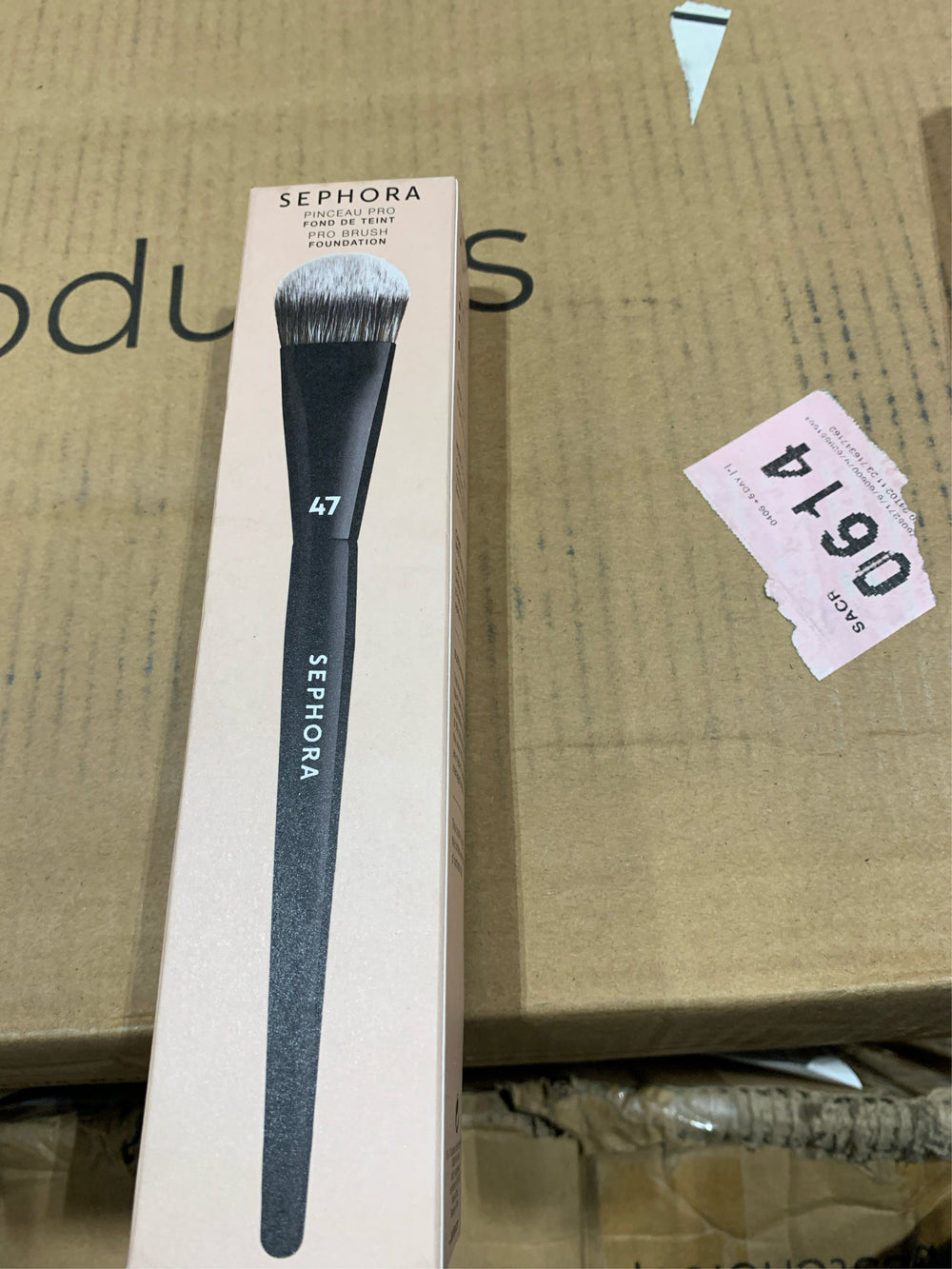 (Pack of 2) SEPHORA COLLECTION PRO Foundation Brush #47 - F10 - 967 -B4-1040 -B4-1041 -B4-1042 -B4-1043 -B4-1044 -B4-1045 -B4-1046