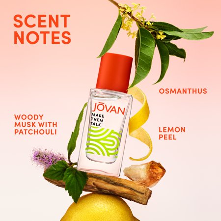 Jovan Make Them Talk Unisex Eau de Parfum Spray Modern Musk 3.4 oz -F5-0021