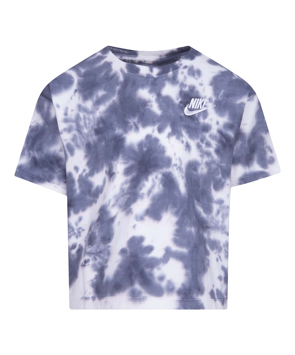Black Tie-Dye Icon Boxy Tee - Girls Size 6x - B9 - 570