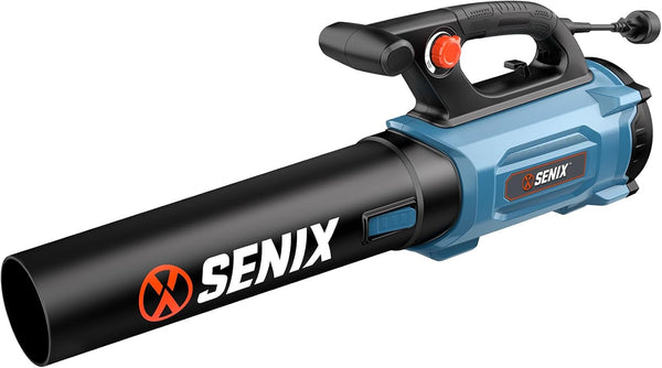 SENIX 12 AMP Handheld Electric Leaf Blower, Up to 700 CFM and 110 MPH, Variable Speed, Lightweight, 120v (BLAE12-M) 1847