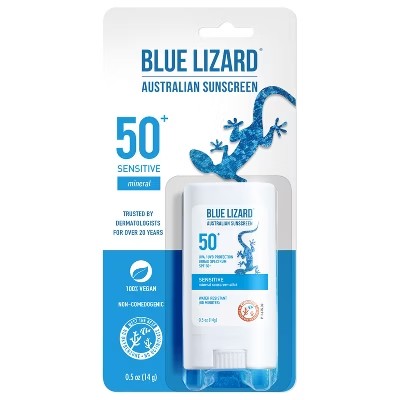 Blue Lizard Sensitive Mineral Sunscreen Stick - SPF 50+ - 0.5 oz - B9 - 1547