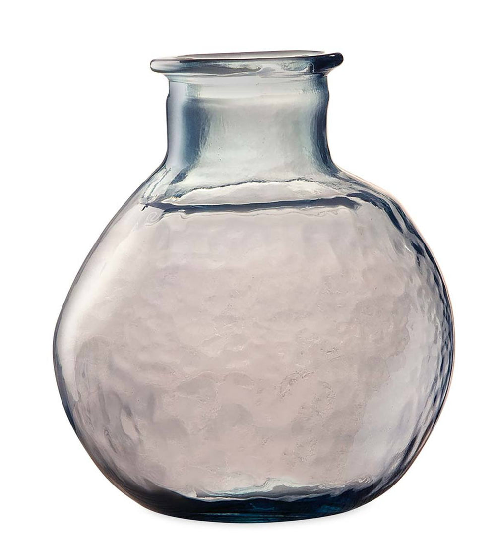 Oval Recycled Glass Balloon Vase - G9 - 161