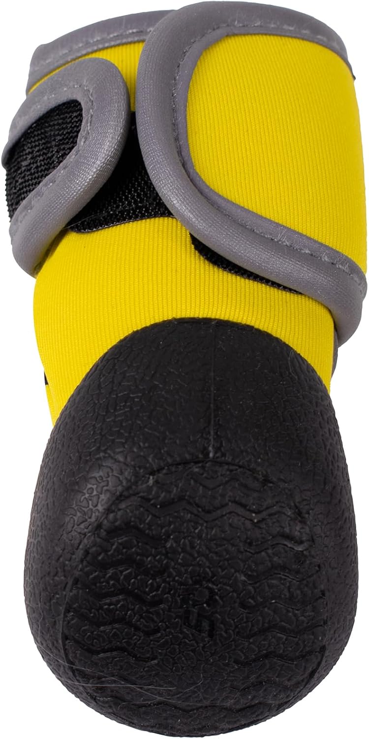 Body Glove Paw Protector Booties (Yellow, Large) -B7-0514