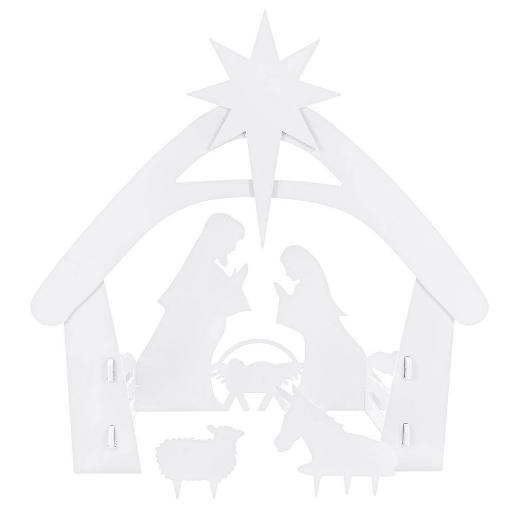4 ft. Outdoor Nativity Set - H3 - 1606