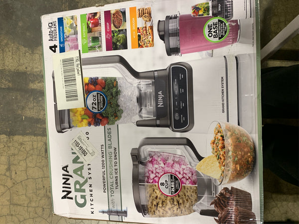 Ninja Grand Kitchen System 1200 Watts, Blender, 4 Preset Auto-iQ Programs -A2-1078