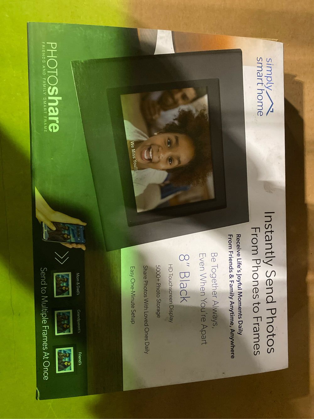 8 in. PhotoShare Social Network Frame - L8 - 197