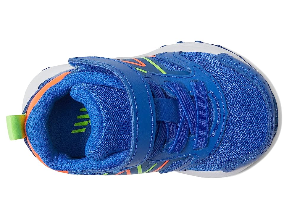 New Balance Kids Fresh Foam 650v1 Bungee Lace with Top Strap (Infant/Toddler) (Cobalt/Pixel Green) Boy's Shoes Size 5.5 wide - F4 - 837
