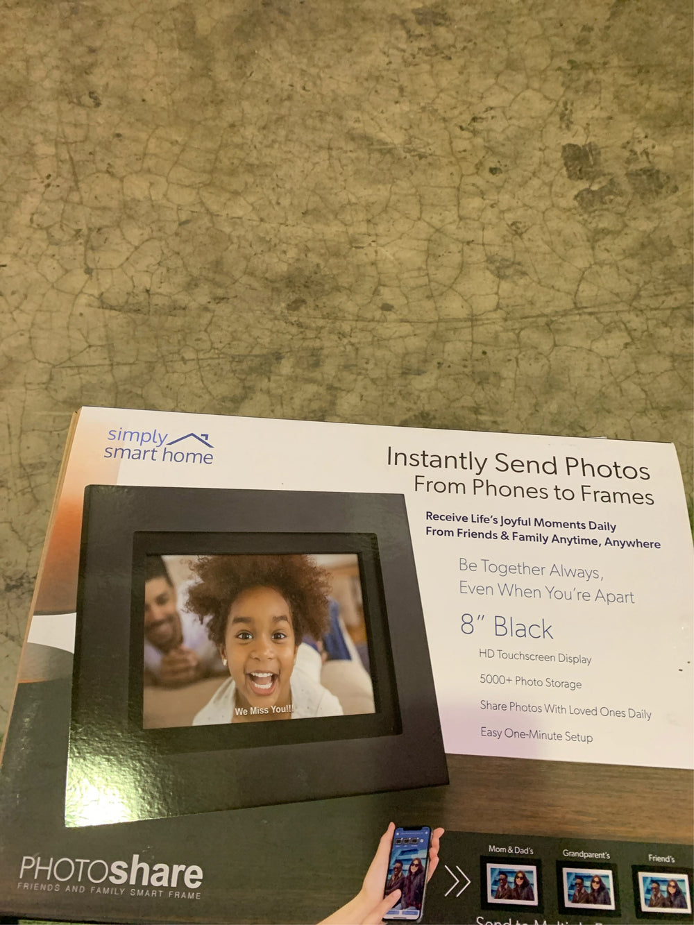 8 in. PhotoShare Social Network Frame - L8 - 198 -C2-0325 -C2-0327
