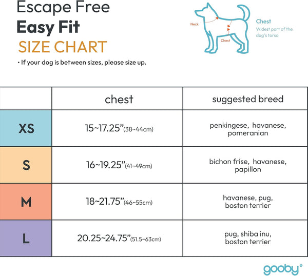 Gooby Turquoise X-Small Easy Fit Harness - No Pull Patented Design for Small Dogs with Quick Release Buckle -L10-0229