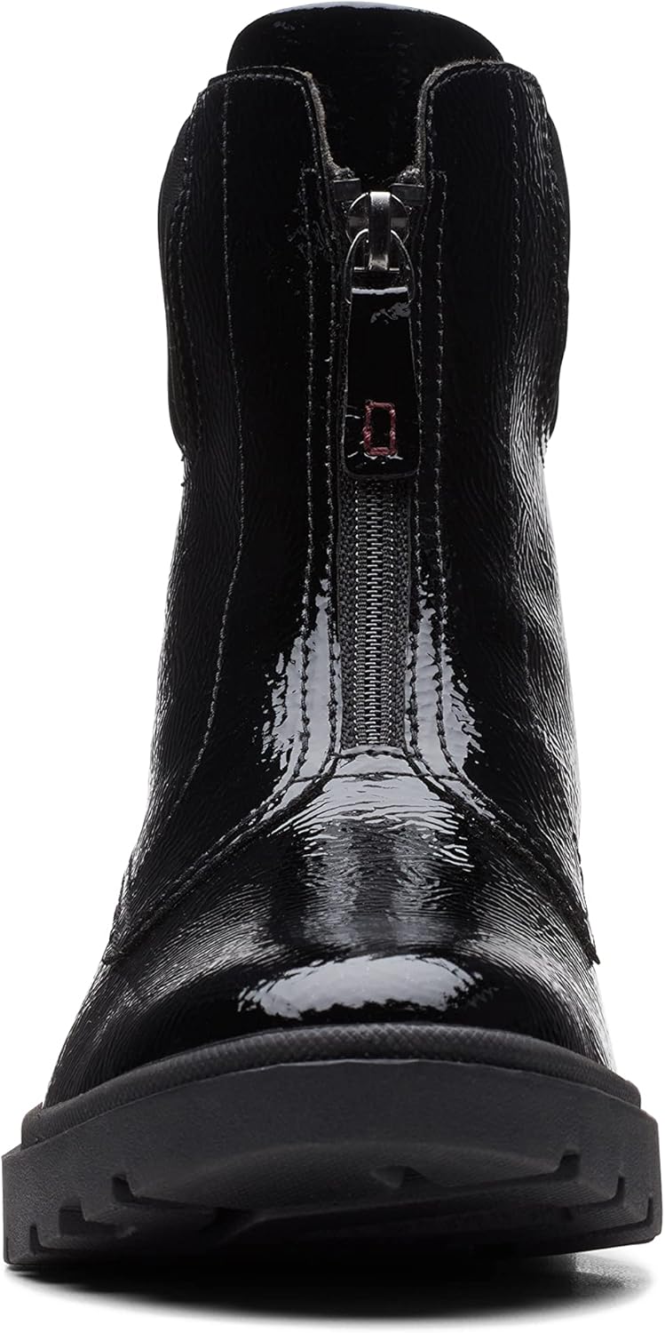 Clarks womens Calla ZipMid Calf Boot size 9 M -E4-0765