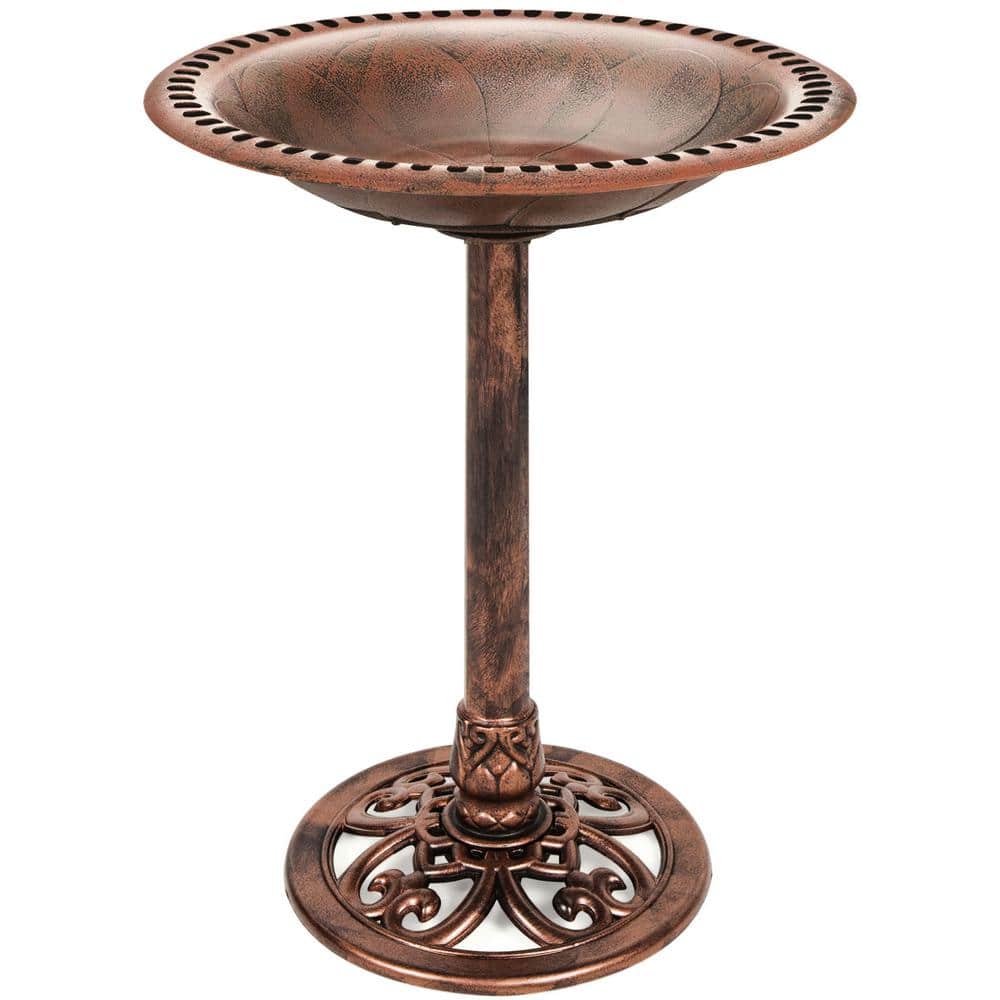 Pedestal Copper Birdbath - H6 - 793 -A3-1031