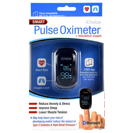 Smart Pulse Oximeter with Relaxation Coach Bluetooth -K8-1606 -K9-1608 -K9-1609