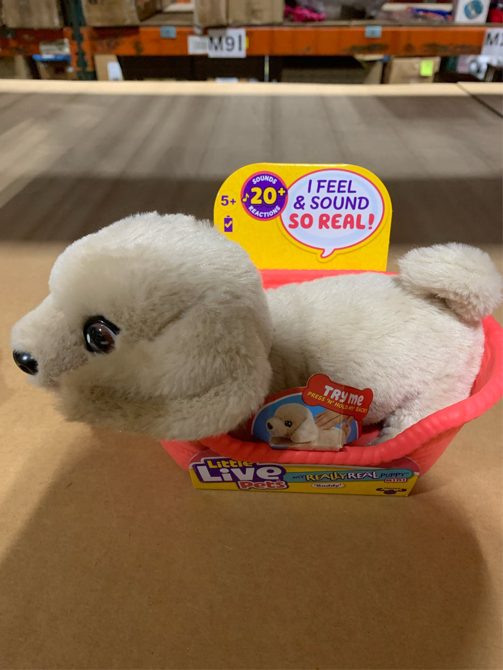 Little Live Pets My Really Real Puppy Minis Buddy the Retriever Interactive Puppy with 20+ Sounds & Reactions Ages 5+ -F10-0136