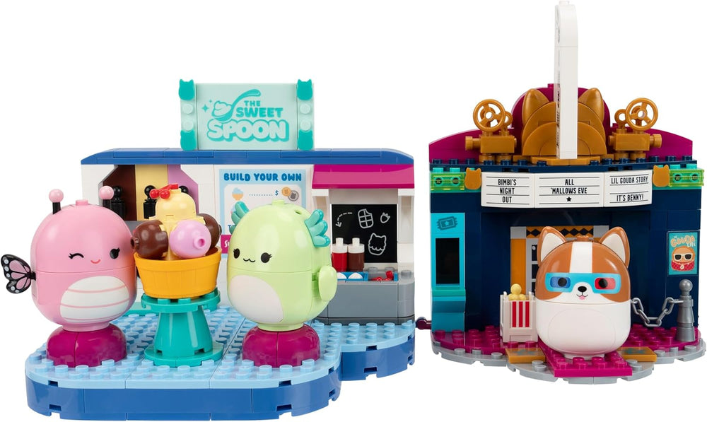BLDR Squishmallows Reginald at The Movies Building Set - Reginald The Corgi Buildable Figure - Squishmallows Fans 8+, 0093 -B14-1350