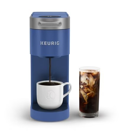 Keurig K-Slim + ICED Single-Serve Coffee Maker, Alpine Blue -A14-1356