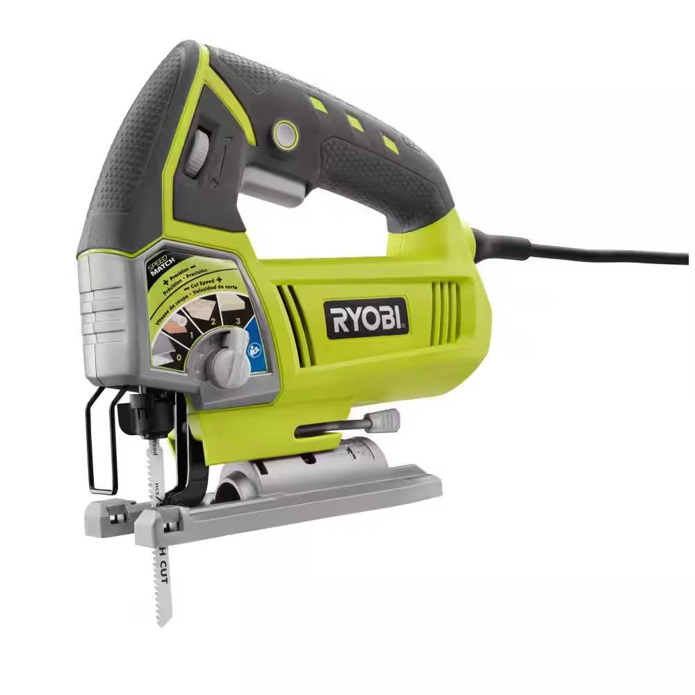 RYOBI 4.8 Amp Corded Variable Speed Orbital Jig Saw 1668