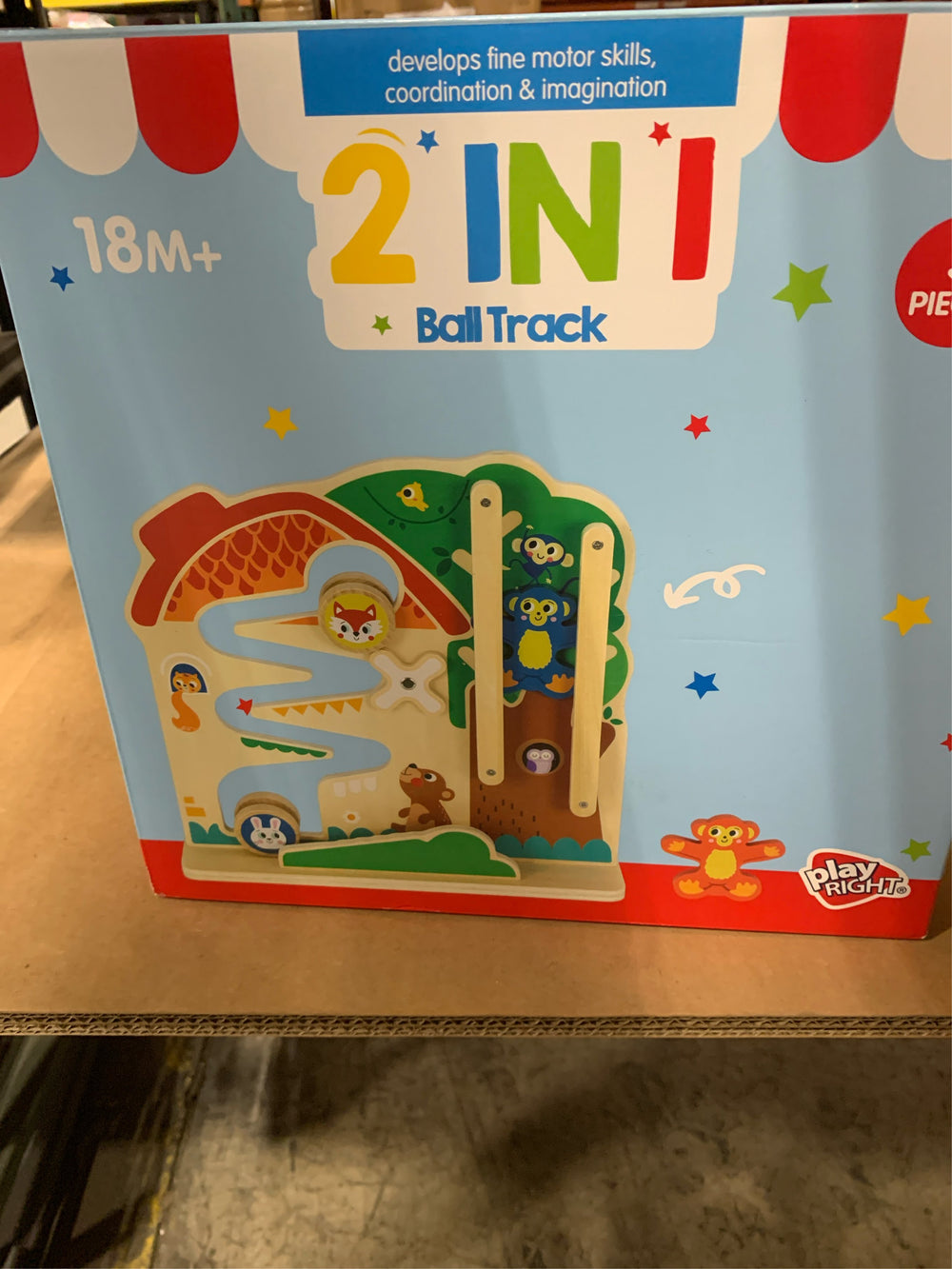 Playright 2 In 1 Ball Track - 1.0 set -E1-1751