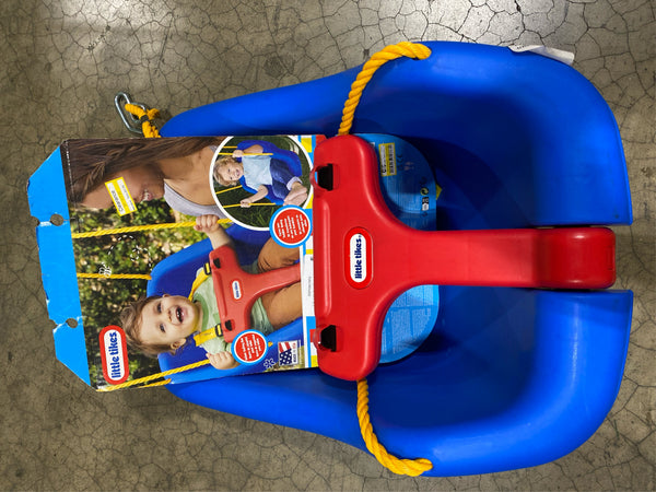 Little Tikes 2-in-1 Snug 'n Secure Swing - Blue D4 - 1294