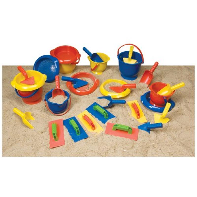 Constructive Playthings Indestructible Sand Castle Play Set 30 Pcs. - C7 - 386