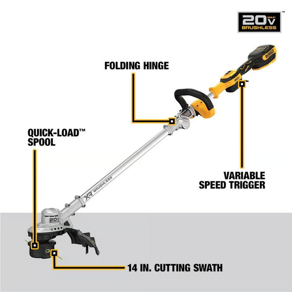 DeWalt DCKO222M1 20 V Battery Trimmer and Blower Combo Kit (Battery & Charger) 1861
