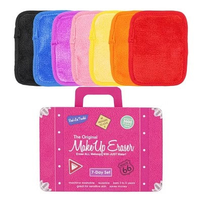 MakeUp Eraser Road Less Traveled 7-Day Face Cleanser Set - 7ct -F2-0667 -F2-0668 -F2-0669 -B8-1191