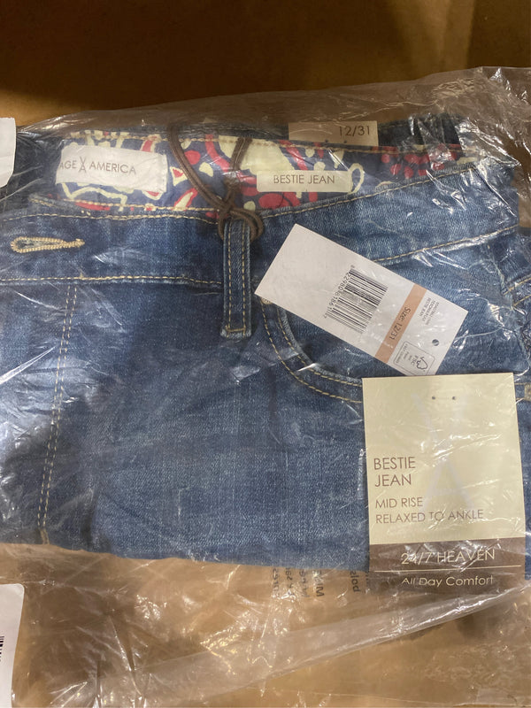 Vintage America Blues Women's Gratia Boyfriend Pant Size 12/31 - G8 - 1887