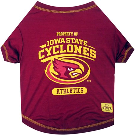 Pets First Collegiate Iowa State Cyclones Pet Dog T-Shirt in 5 Sizes - Small - F10 - 1802