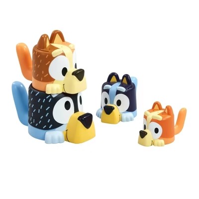 Tomy Bluey Family Pourers - Nesting, Stacking Cups Bath Toy - E5 - 1899