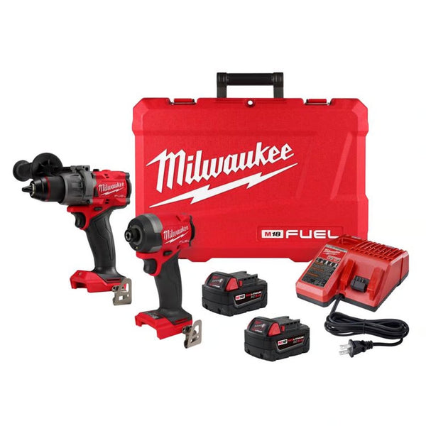 Milwaukee M18 FUEL Cordless Brushless 2 Tool Combo Kit - L430 - Tested and Working