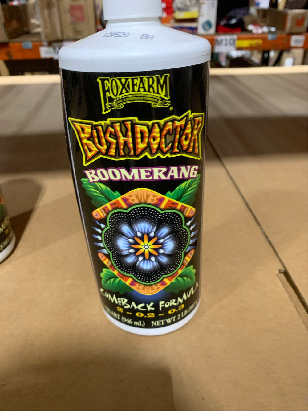 FoxFarm BushDoctor Bommerang Organic Liquid Comeback Formula Plant Food 1 qt -F10-0147