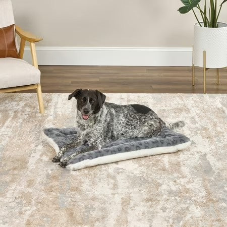 MidWest Homes for Pets Reversible Pet Bed; Machine Washable; Great for Intermediate Dog Breeds; Spotted Gray; 36" - B4 - 1370
