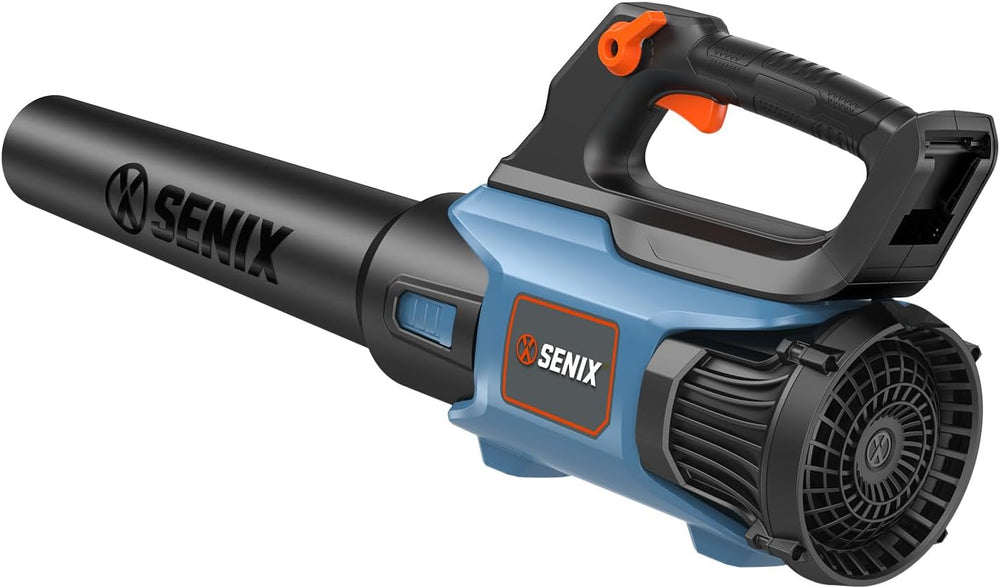 SENIX 20V Max Leaf Blower, Cordless, Brushless, Handheld, Up to 450 CFM and 100 MPH, 2 Speed Mode, Cruise Control, Lightweight, Tool Only, Battery and Charger Not Included(BLAX2-M3-0) 1680