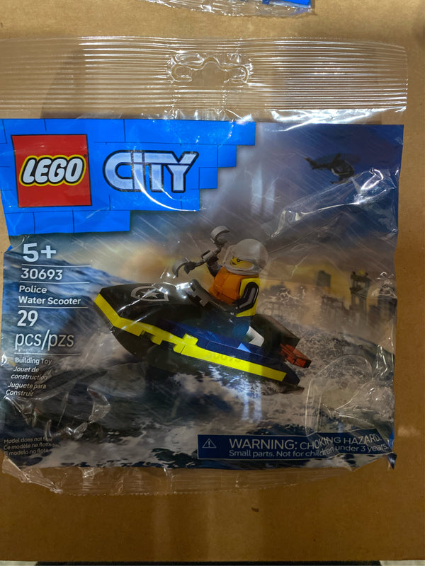 LEGO City Police Water Scooter Building Toy - Includes Police Office Minifigure - G7 - 1846