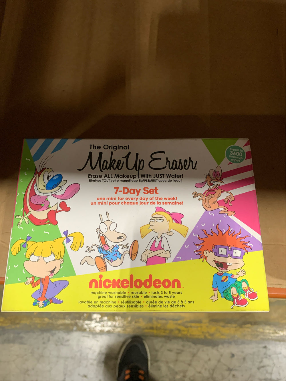 Makeup Eraser 90's Nickelodeon 7 Day Set Colour: White -A5-1093 -A5-1095 -A6-1097 -J8-1622