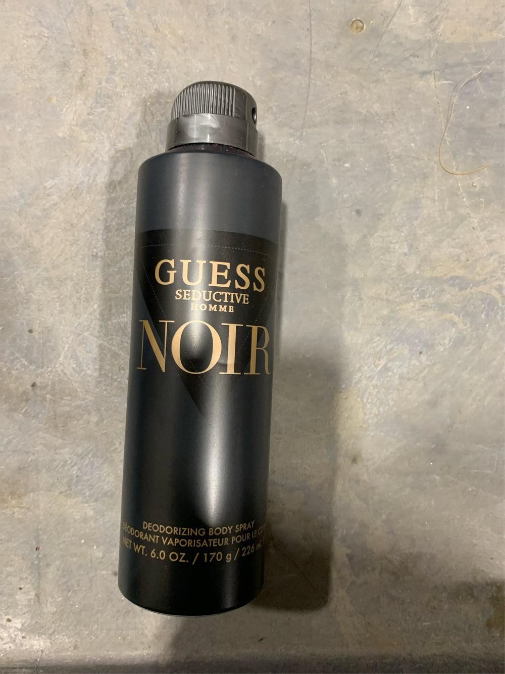 Guess Seductive Homme Noir By Guess Body Spray 6 Oz For Men -B6-1137