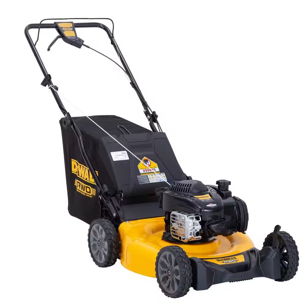 DEWALT 21 in. 150cc Briggs and Stratton 625ex Engine Rear Wheel Drive 2-in-1 Gas Self Propelled Walk Behind Lawn Mower 1120