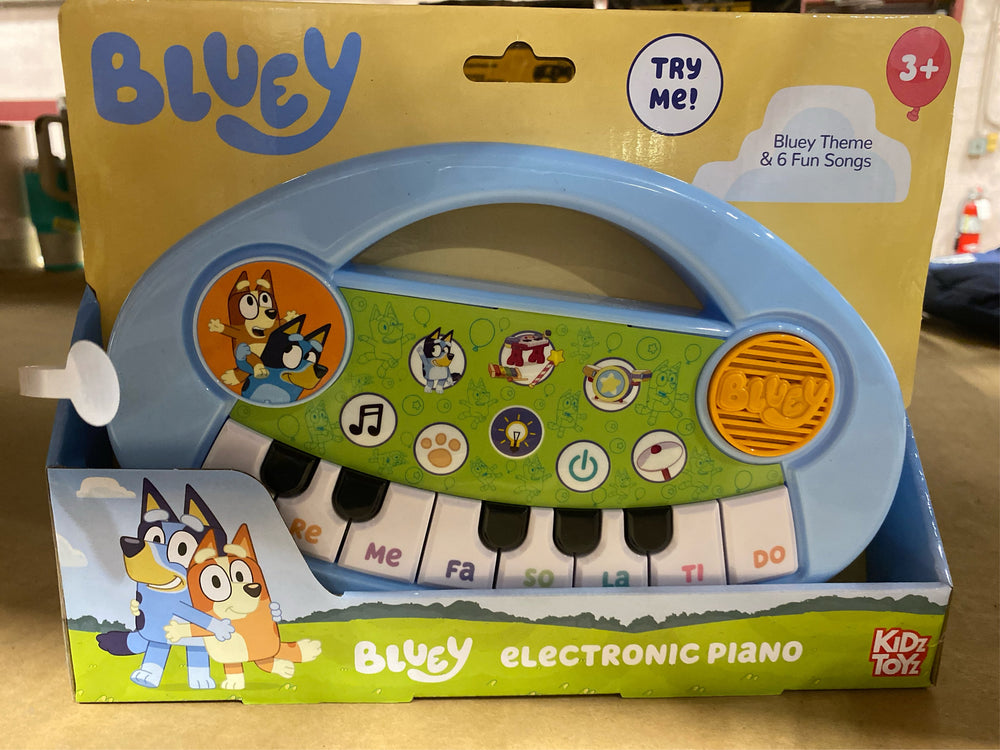 Bluey Music Time Electronic Keyboard Multicolored - F8 - 1904