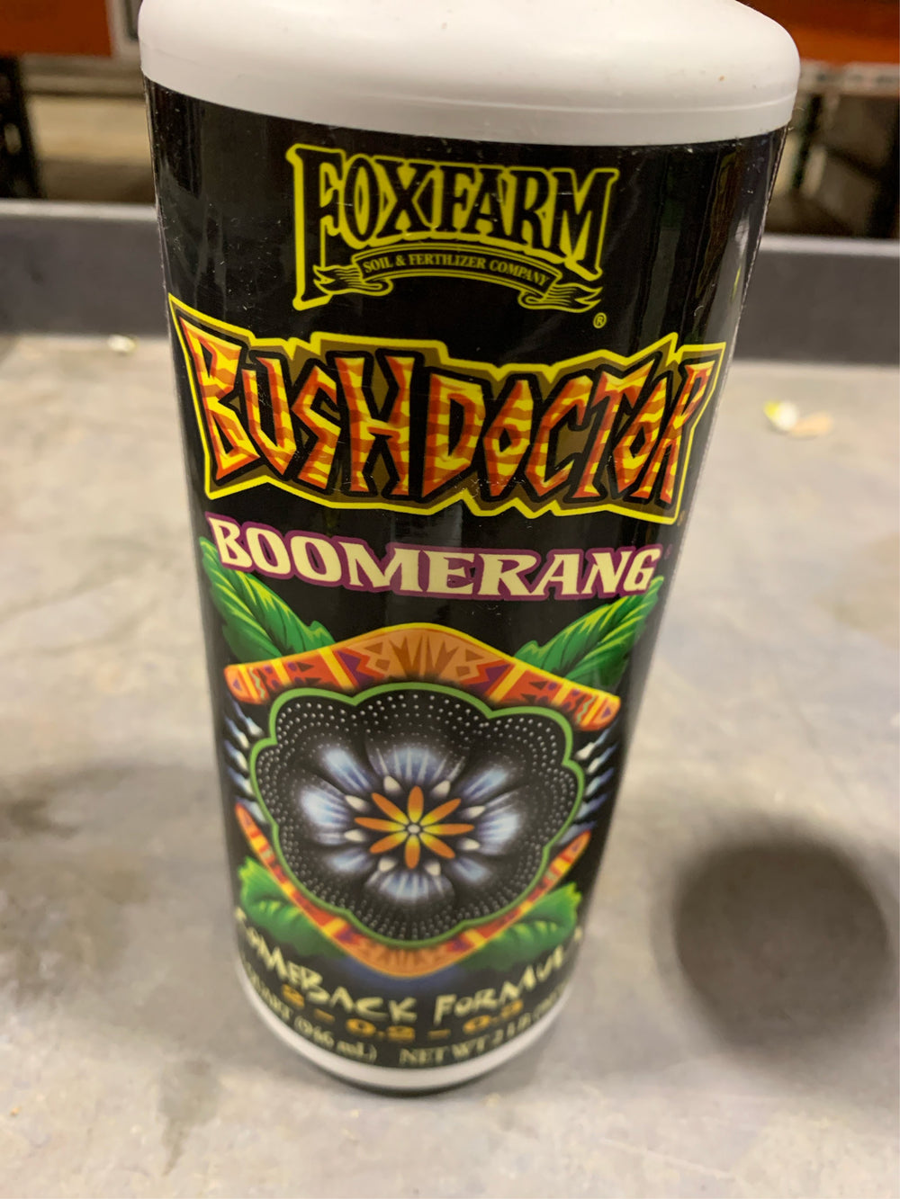 FoxFarm BushDoctor Bommerang Organic Liquid Comeback Formula Plant Food 1 qt - C12-1301 -C1302 -C12 1303