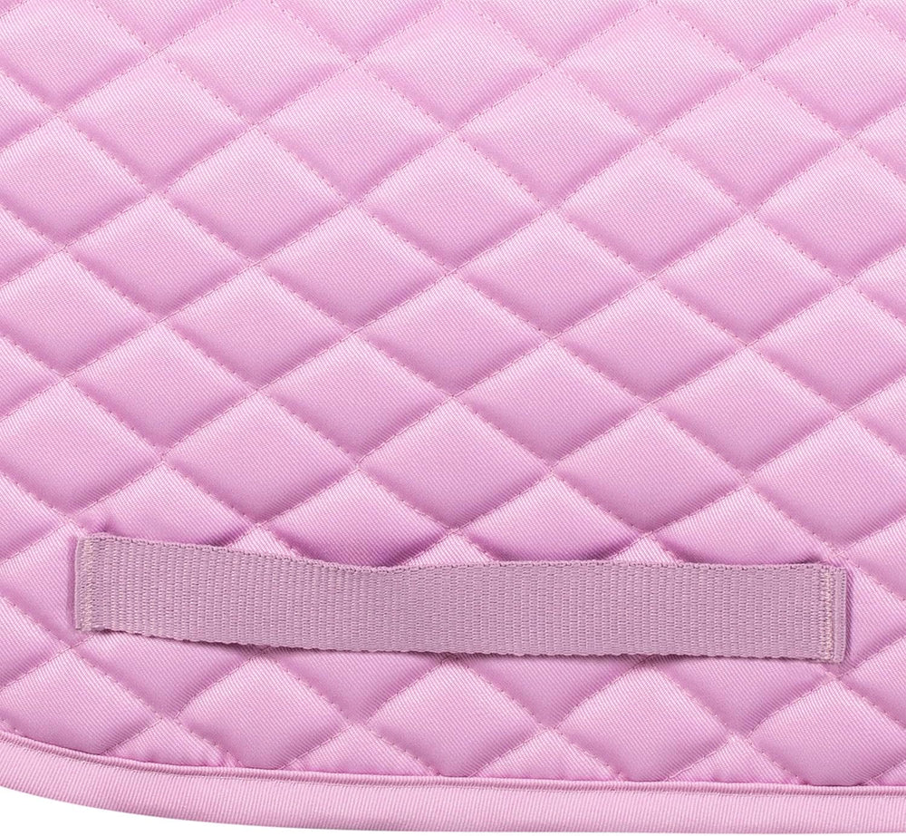 TuffRider Basic Pony Saddle Pad   Diamond Quilted, Flannel Lined, Breathable Schooling Pad for Horses - C11 - 1259