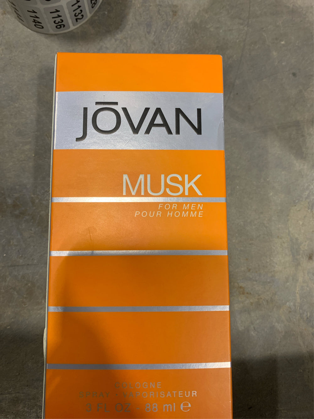 Jovan Musk Cologne for Men, 3 fl oz -A6-1126