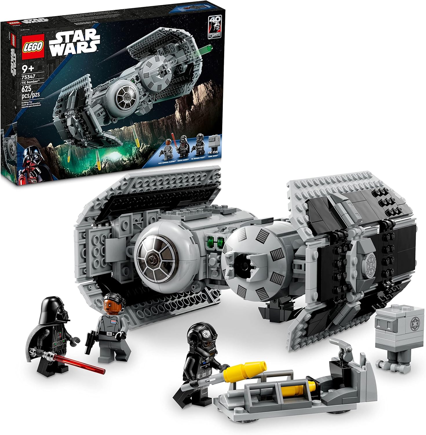 LEGO Star Wars TIE Bomber Model Building Kit, Star