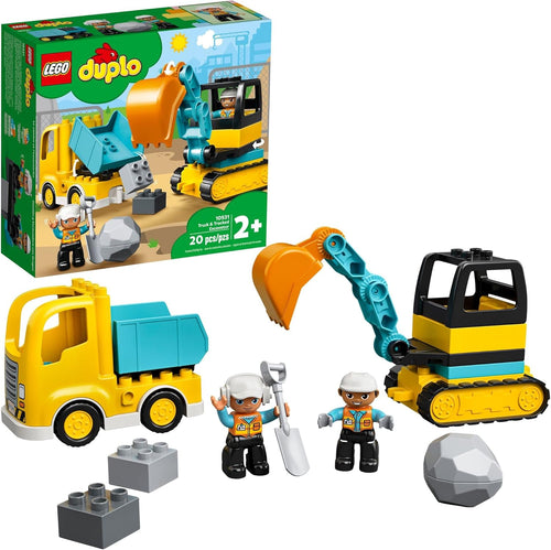 LEGO DUPLO Town Truck & Tracked Excavator Toddler