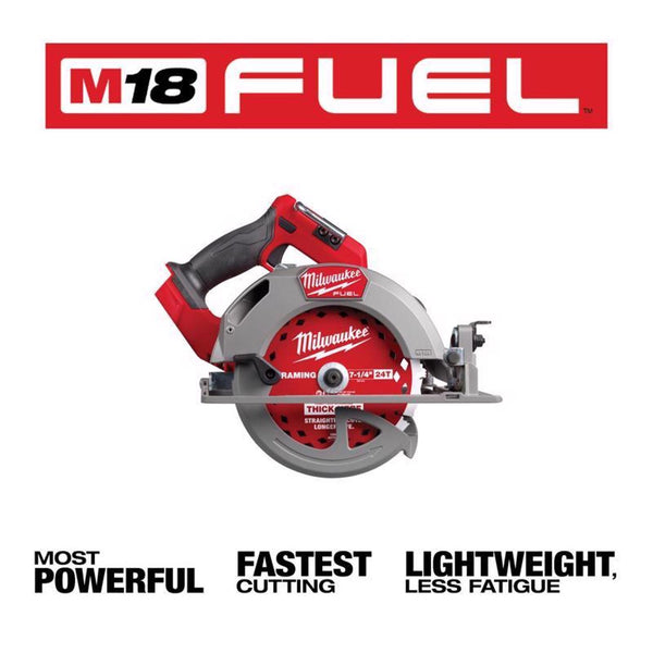 Milwaukee M18 FUEL M18 7-1/4 in. Cordless Brushless Circular Saw Tool Only 1784