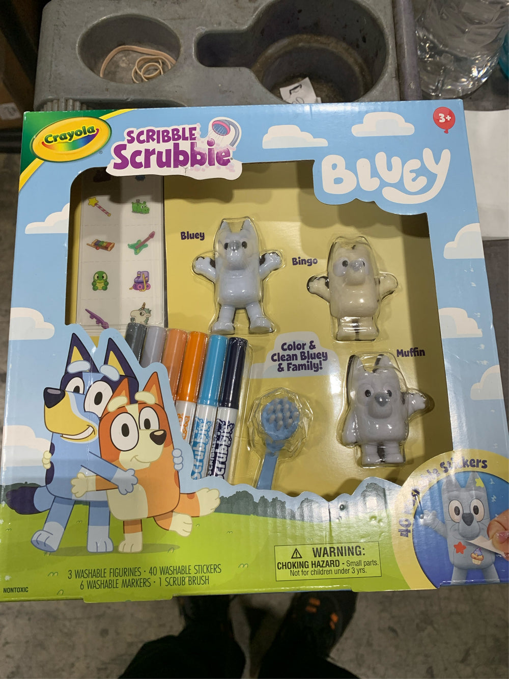 Crayola Bluey Scribble Scrubbie Pets Playset, 3 Count, Easter Basket Essentials, Bluey Toy, Arts and Crafts, Easter Gift for Toddlers, Ages 3+ -G4-0015