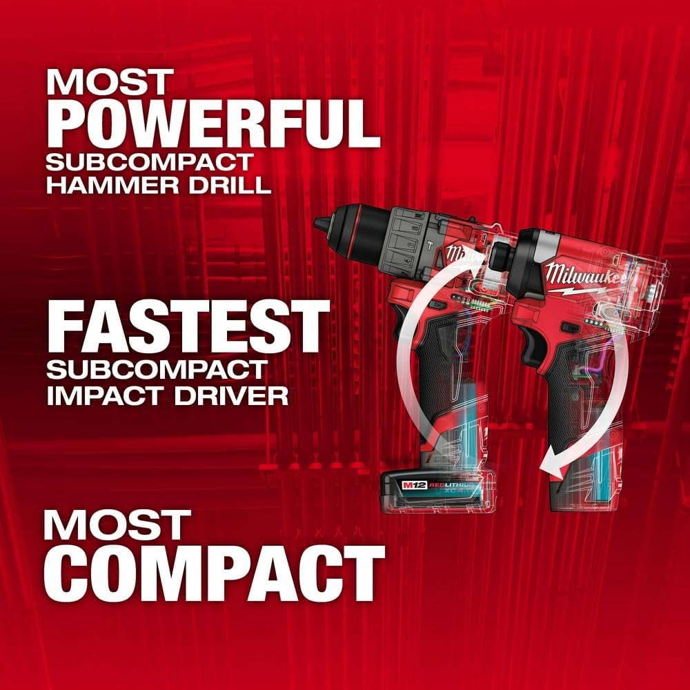 Milwaukee Electric - M12 Fuel. 2-Tool Combo KIT B3456