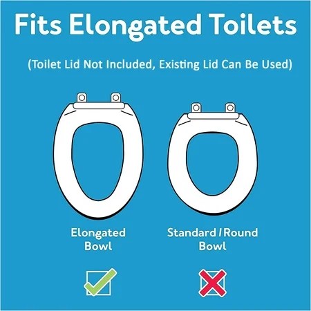 Carex Toilet Seat Riser, Elongated Raised Toilet Seat Adds 3.5 inches to Toilet Height, for Assistance Bending or Sitting, 300 Pound Weight Capacity Toilet Riser 1955