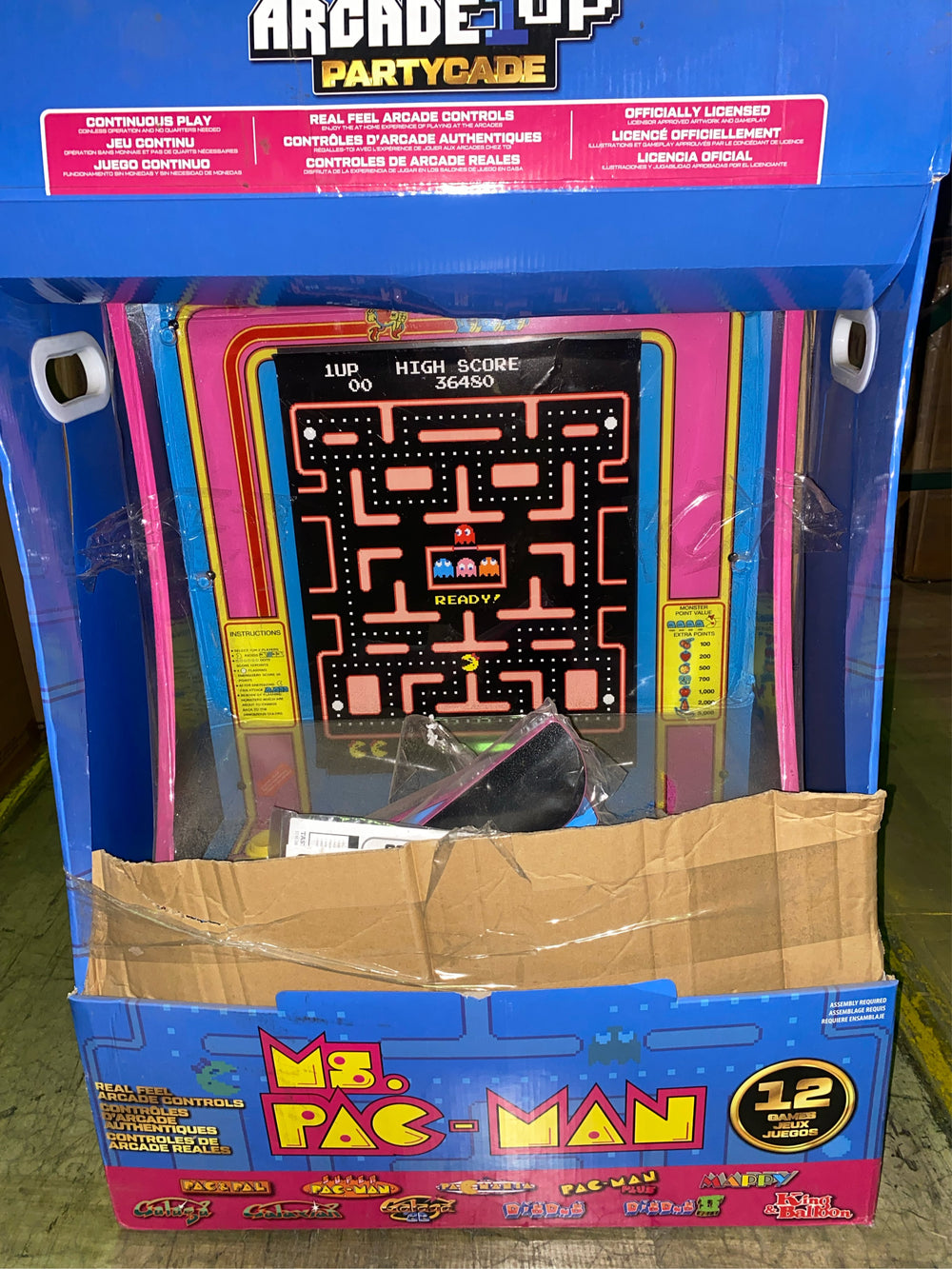 Arcade 1 Up Ms. PAC-Man - L12 - 277