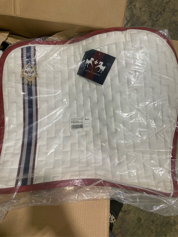 Equine Couture Ocala All Purpose Saddle Pad White - B3 - 517