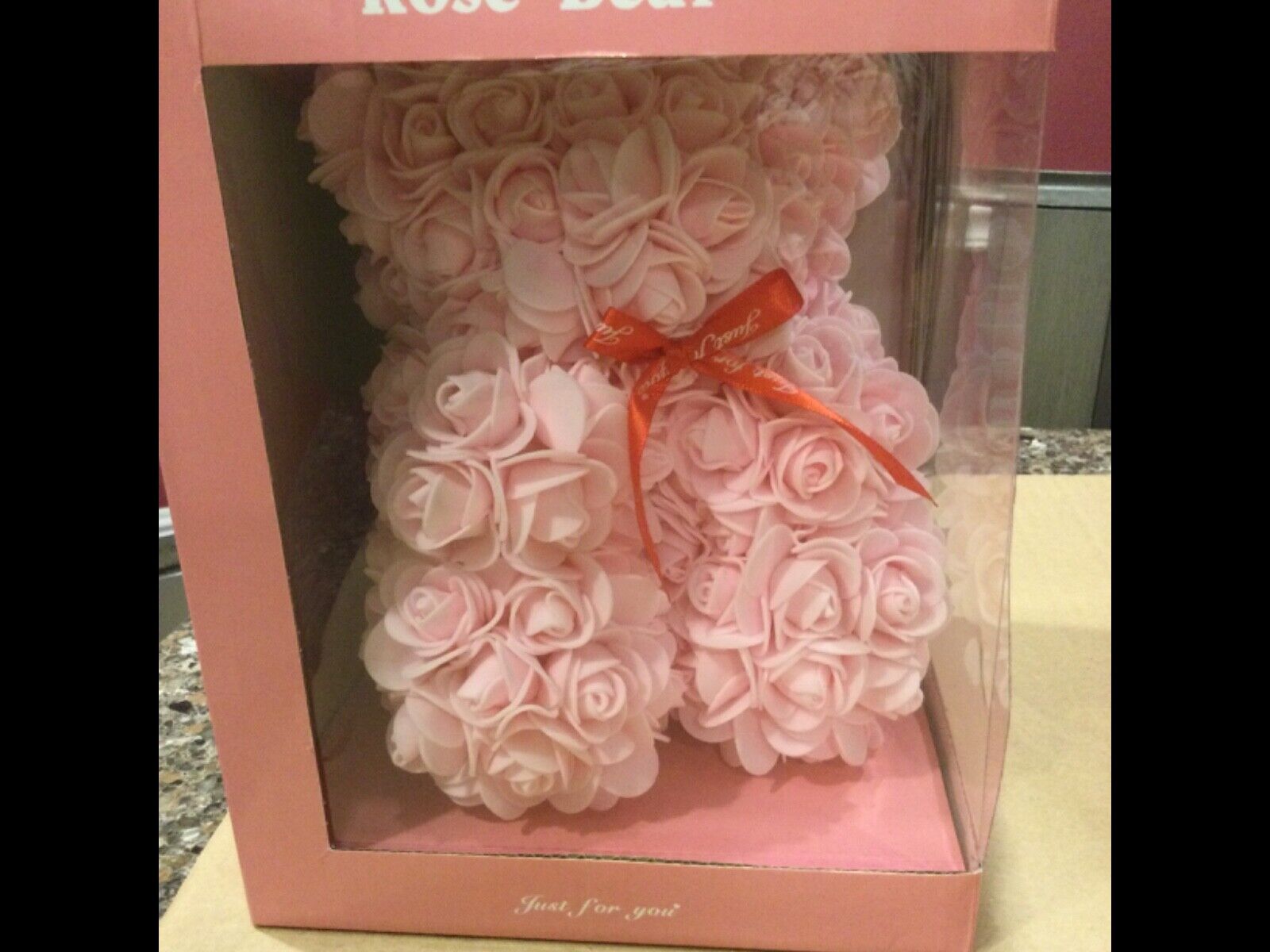 Rose Bear ,Rose Teddy Bear, Flower Bear Cub, Just