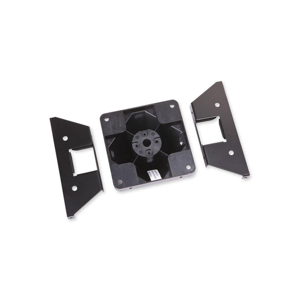 Architectural Mailboxes Coolidge 52.8 in. Powder Coated Black Galvanized Steel Mailbox Post 1956